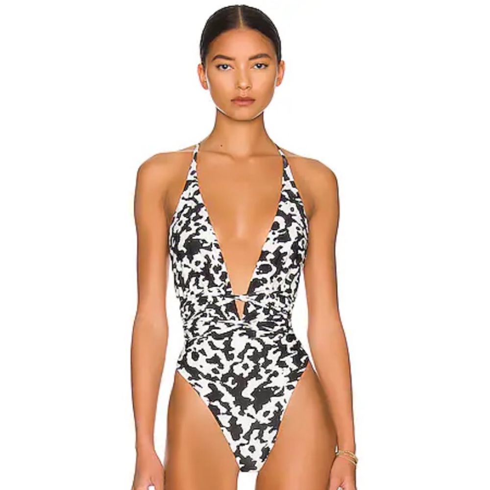 Maaji Safari Reversible One Piece in Spot Butterfly